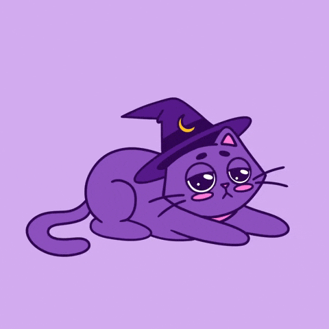 Tired Monday GIF by Spooks The Cat