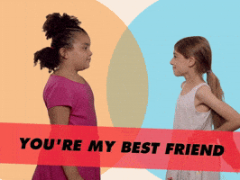 Happy Best Friends GIF by GIPHY Studios Originals