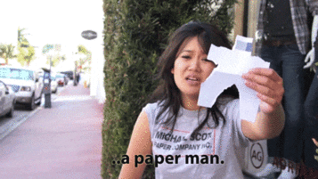 a paper man