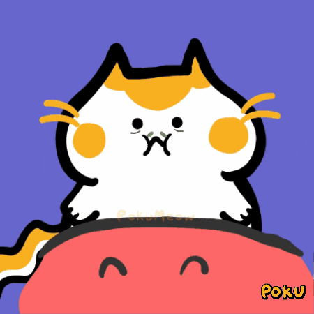 Sick Cat GIF by Poku Meow