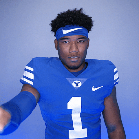 Byu Football Win GIF by BYU Cougars