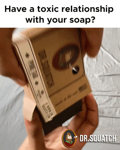 Pine Tar Relationship GIF by DrSquatchSoapCo