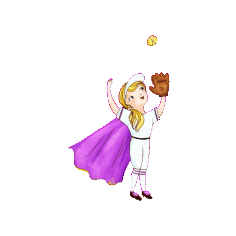 Baseball Sticker by Paisleys Pitching