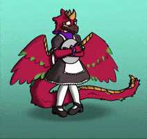 Dragon Blush GIF