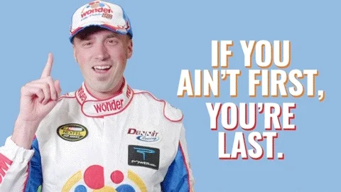 If You Aint First Youre Last Will Ferrell GIF by StickerGiant