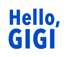 Hello Gigi Sticker by Gigi Coffee