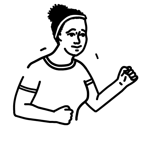 Women Power Reaction Sticker by Laura Salaberry
