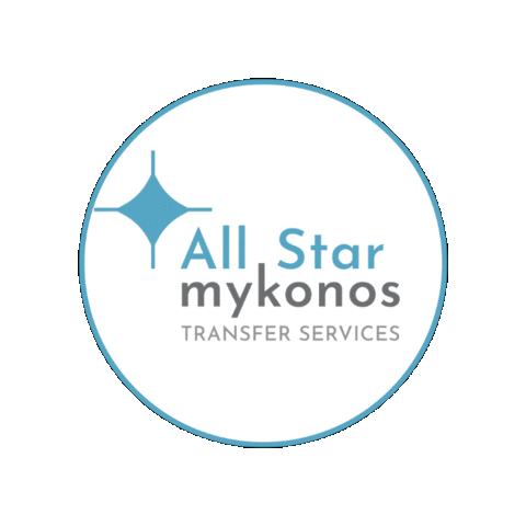 All my star Mykonos Sticker