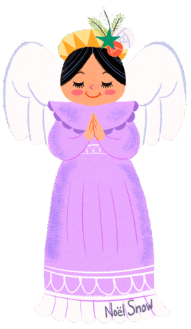 Christmas Angel Sticker