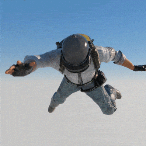 skydiving meme gif