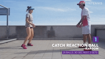 Tennis Player Reaction GIF by fitintennis