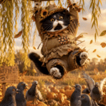 Pumpkin Patch Oops GIF