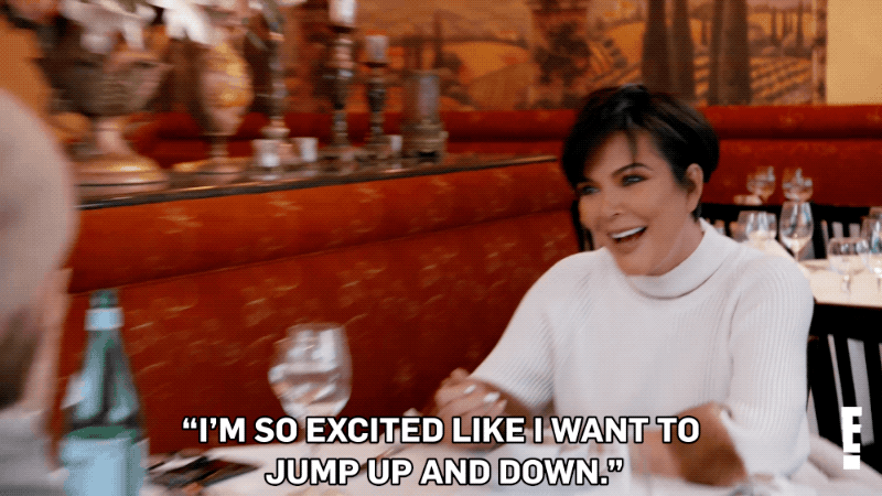 Im Excited Keeping Up With The Kardashians GIF by E! - Find ...