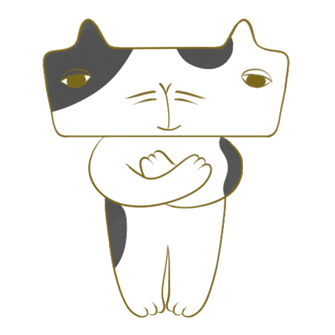 Cat Hug Sticker