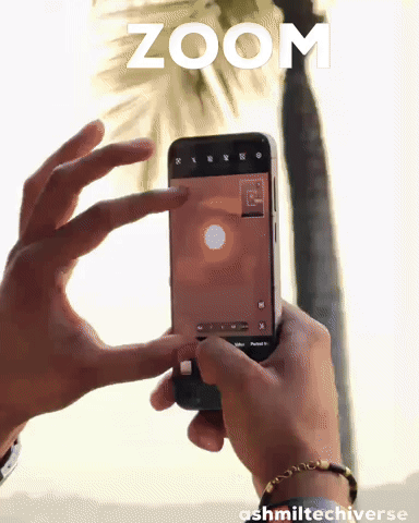 Photo Shoot Phone GIF