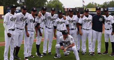 baseball squad GIF by Kane County Cougars
