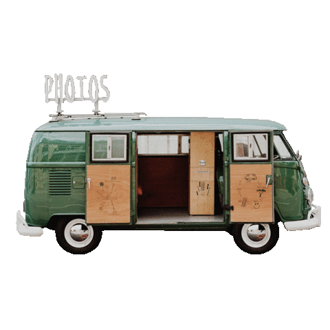 Bus Camping Sticker by CAMPER PHOTOBOOTH