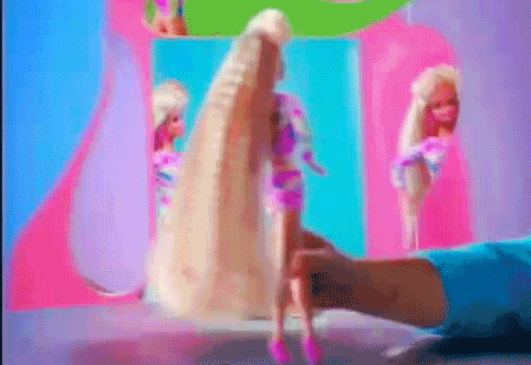 Giphy How many people in the world actually have hair like that?