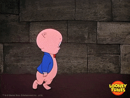 look back omg GIF by Looney Tunes