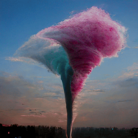 Candy Tornado GIF by Arti the AI