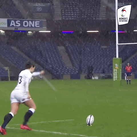 Kicking England Rugby GIF by Women's Six Nations
