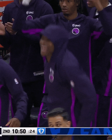 Nba Clap GIF by Minnesota Timberwolves