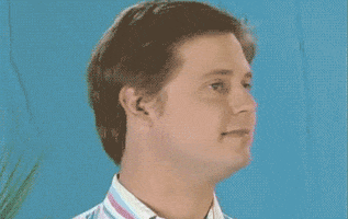 TV gif. An indifferent Tim on the Tim and Eric Awesome Show, Great Job! shrugs his shoulders and smiles. Text, “K.”