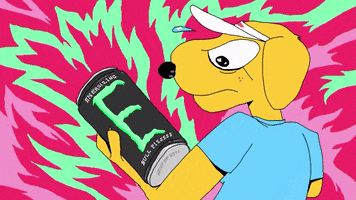 Thinking About It Energy Drink GIF by sarahmaes