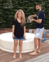Ice Bucket Challenge Shakira GIF
