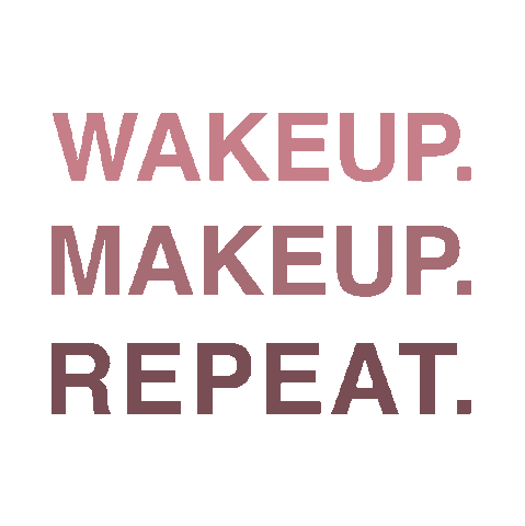 Wake Up Repeat Sticker by NL Beauty