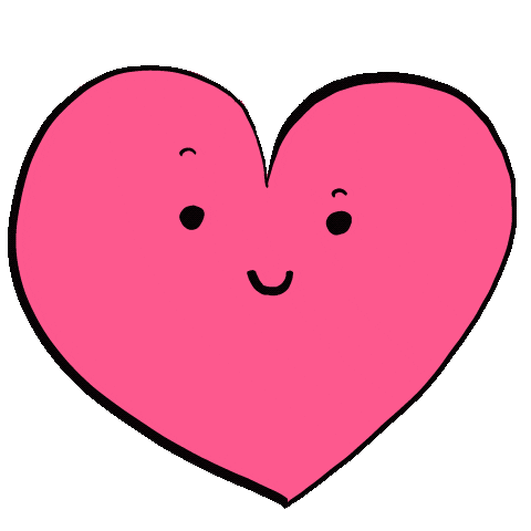 Heart Love Sticker by byjohannafritz