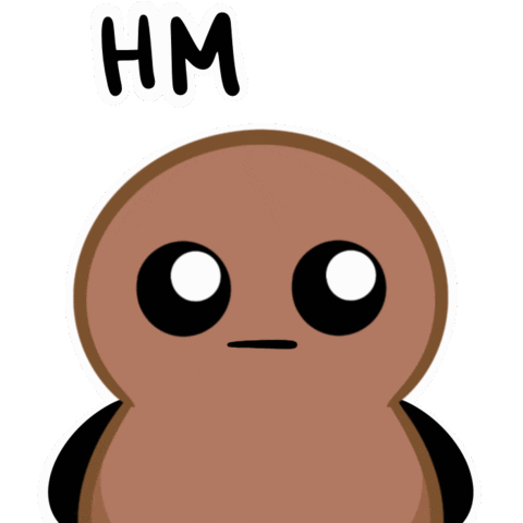 Confused Hm Sticker by Tubby Nugget