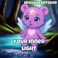 Glow Inner Light GIF by MishaHeartseer