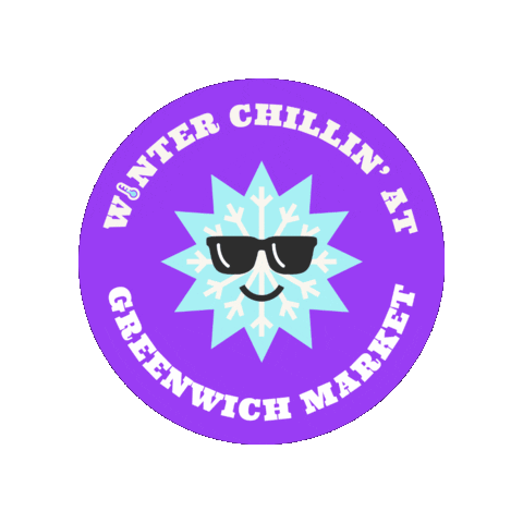 Christmas Snowflake Sticker by greenwichmarket