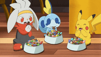 Happy Food GIF by Pokémon