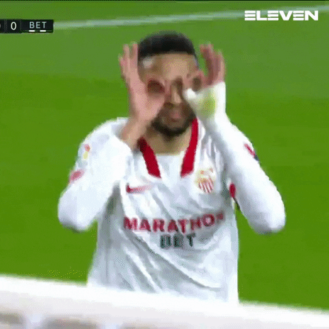 Celebration Sevilla GIF by ElevenSportsBE