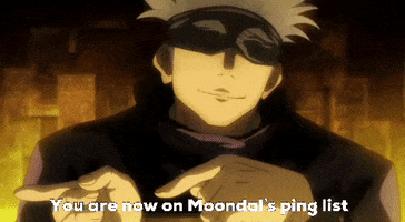 You Are Now On Moondals Ping List GIF