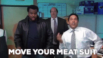 Move Your Meat Suit GIF
