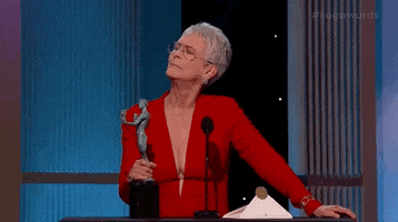 I Cant Jamie Lee Curtis GIF by SAG Awards
