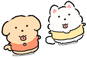 Excited Puppy Sticker