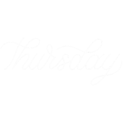 Day Thursday Sticker