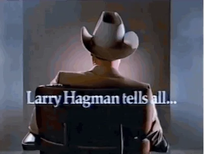 larry hagman 80s GIF