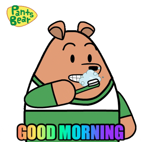 Good Morning Bear GIF