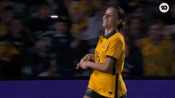 Happy Hayley Raso GIF by Football Australia