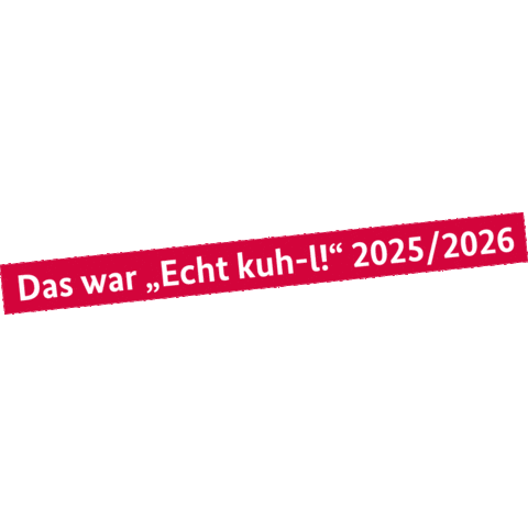 2026 Sticker by echtkuhl