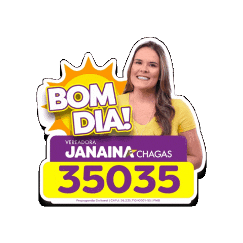 Vereadora Janaina Chagas Sticker