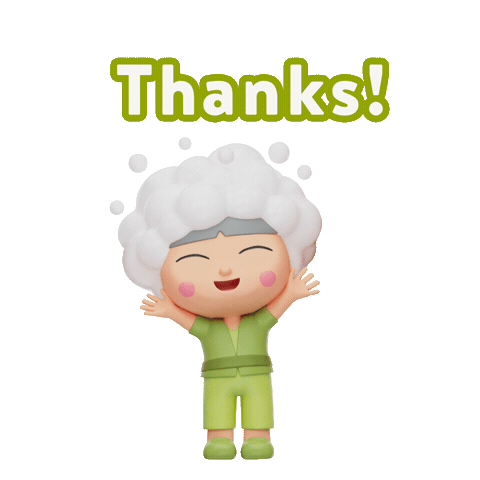 Thanks Thank You Sticker by Sociolla