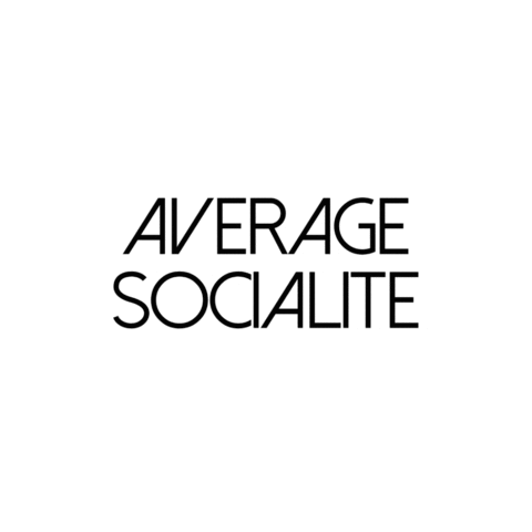 Average Socialite Sticker