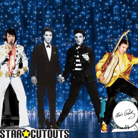 Elvis Presley Yes GIF by STARCUTOUTSUK