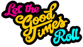 Good Times Roll Sticker by Ringer's Roller Rink